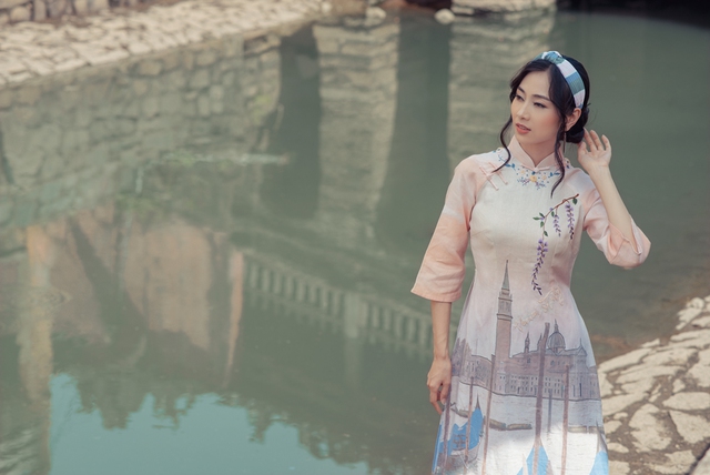 NTK Thanh Thuý thiết kế áo dài lấy cảm hứng từ Venice - Ảnh 7.