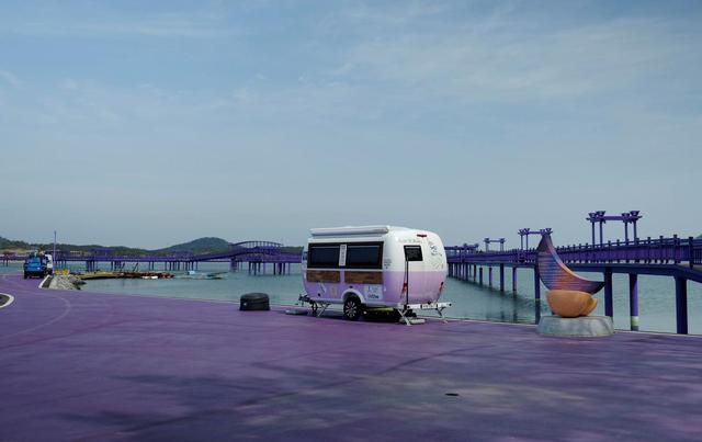 Độc đáo hòn đảo màu tím ở Hàn Quốc &quot;hút hồn&quot; khách du lịch - Ảnh 1.