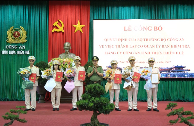Thành lập cơ quan Ủy ban Kiểm tra Đảng ủy Công an tỉnh Thừa Thiên Huế - Ảnh 1.
