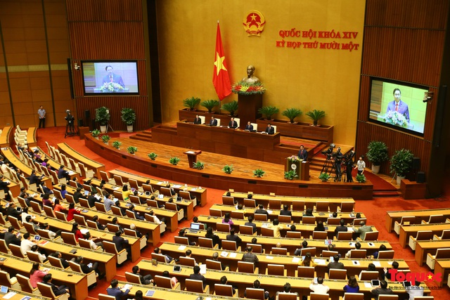 Chùm ảnh: Tân Thủ tướng Chính phủ Phạm Minh Chính tuyên thệ nhậm chức - Ảnh 11.