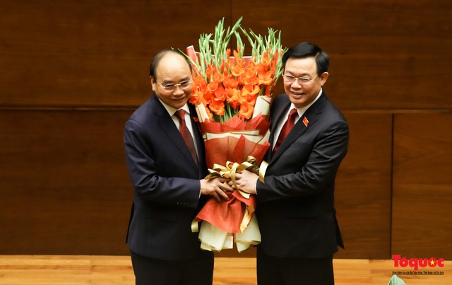 Toàn cảnh lễ tuyên thệ nhậm chức Chủ tịch nước Nguyễn Xuân Phúc - Ảnh 8.