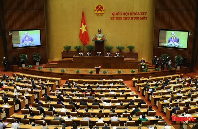 Toàn cảnh lễ tuyên thệ nhậm chức Chủ tịch nước Nguyễn Xuân Phúc - Ảnh 13.