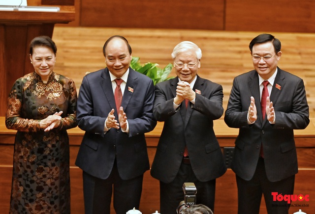 Toàn cảnh lễ tuyên thệ nhậm chức Chủ tịch nước Nguyễn Xuân Phúc - Ảnh 12.