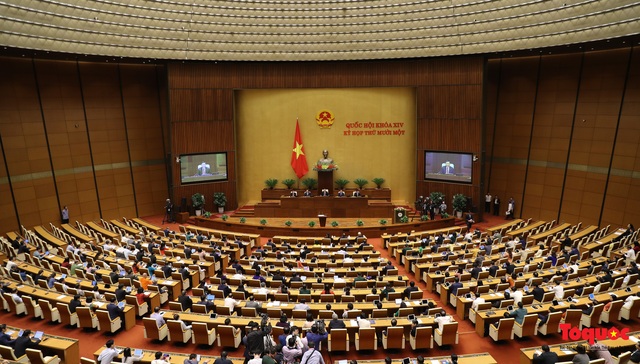 Toàn cảnh lễ tuyên thệ nhậm chức Chủ tịch nước Nguyễn Xuân Phúc - Ảnh 1.