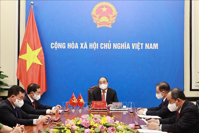 Chủ tịch nước Nguyễn Xuân Phúc điện đàm với Tổng Bí thư, Chủ tịch nước Trung Quốc Tập Cận Bình - Ảnh 1.