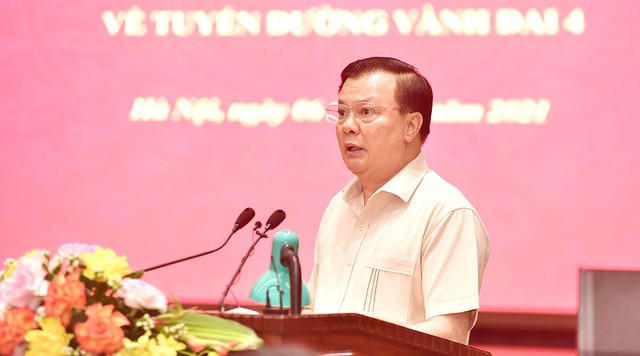 Bí thư Hà Nội: Quyết tâm khởi công dự án đường Vành đai 4 trong nhiệm kỳ 2020-2025 - Ảnh 1.