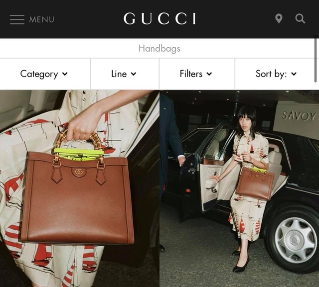 Bị loại khỏi Vietnam's Next Top Model, Phương Oanh giờ xuất hiện trên trang chủ của Gucci  - Ảnh 1.