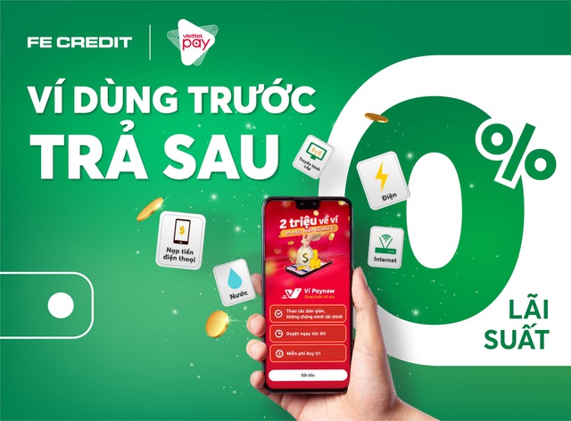 FE CREDIT liên kết cùng ViettelPay cấp hạn mức chi tiêu cho khách hàng trên ứng dụng  - Ảnh 1.