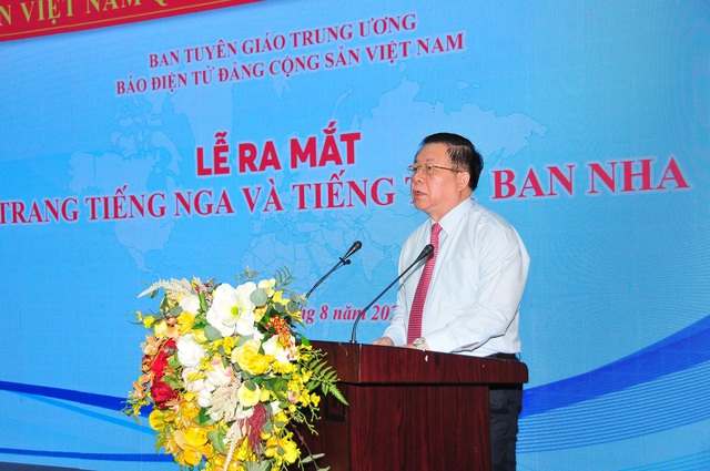 Báo điện tử Đảng Cộng sản Việt Nam ra mắt trang tiếng Nga và Tây Ban Nha - Ảnh 1.