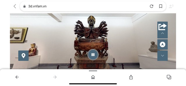 Bảo tàng Mỹ thuật Việt Nam ra mắt công nghệ tham quan trực tuyến 3D Tour - Ảnh 4. Bảo tàng Mỹ thuật Việt Nam ra mắt công nghệ tham quan trực tuyến 3D Tour - Ảnh 4.