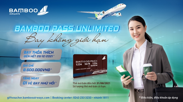 Một lần mua, bay không giới hạn cùng thẻ Bamboo Pass Unlimited - Ảnh 2.