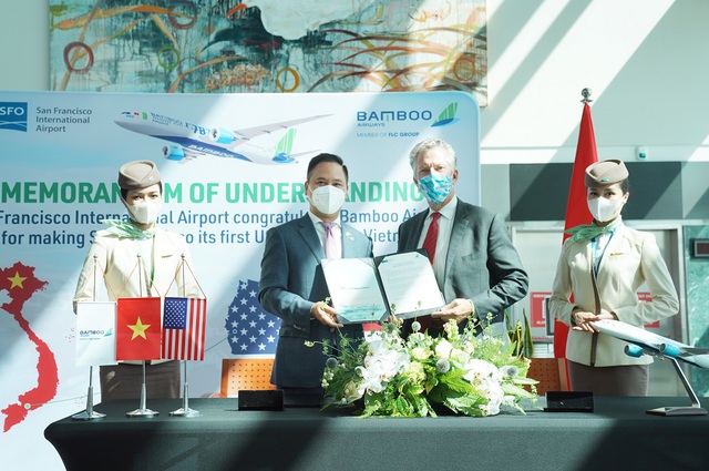 Bamboo Airways đón chuyến bay thẳng không dừng đầu tiên kết nối Việt – Mỹ tại sân bay San Francisco - Ảnh 3.