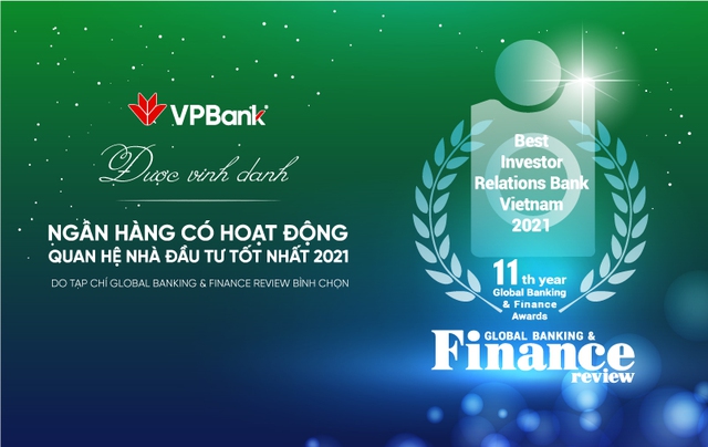VPBank: Ngân hàng duy nhất của Việt Nam đoạt giải thưởng quốc tế &quot;Best IR 2021&quot; - Ảnh 1.
