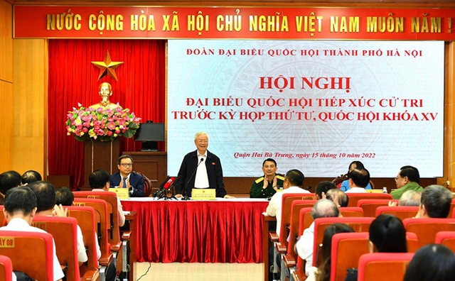 Tổng Bí thư: Hà Nội phải phát huy truyền thống Thủ đô văn hiến, anh hùng, phải dẫn đầu về văn hóa - Ảnh 1.