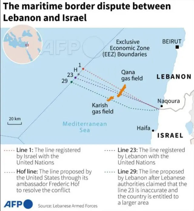 Thỏa thuận lịch sử về biên giới trên biển giữa Israel và Lebanon &quot;mở đường&quot; đưa khí đốt đến châu Âu - Ảnh 2.