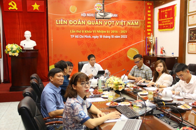 Hội nghị Ban chấp hành LĐQVVN kỳ họp lần thứ 8 Khóa VI: Hướng tới Đại hội Liên đoàn Quần vợt Việt Nam nhiệm kỳ VII - Ảnh 1.