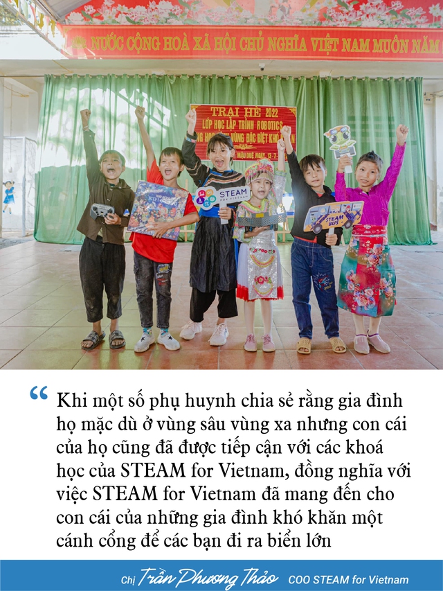 COO Trần Phương Thảo: &quot;Nếu không có cơ hội làm việc ở STEAM for Vietnam, có lẽ mình sẽ mất đến 10 năm để đảm đương vị trí này&quot; - Ảnh 5.