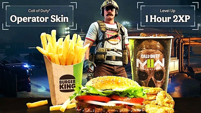 Call of Duty hợp tác cùng Burger King - mua bánh nhận thời trang game miễn phí - Ảnh 1.