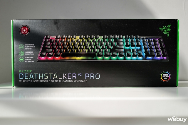 Trên tay bàn phím Razer DeathStalker V2 Pro và chuột Basilisk V3 Pro: Đúng chất một cặp bài trùng - Ảnh 1.