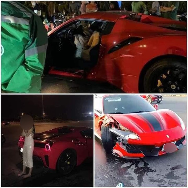 Nhân chứng bàng hoàng kể lại khoảnh khắc siêu xe Ferrari gây tai nạn ở Hà Nội - Ảnh 1.