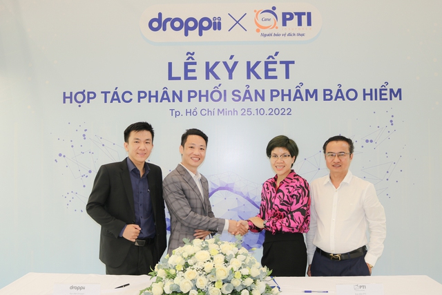 PTI ký kết hợp tác kinh doanh bảo hiểm với Droppii  - Ảnh 1.