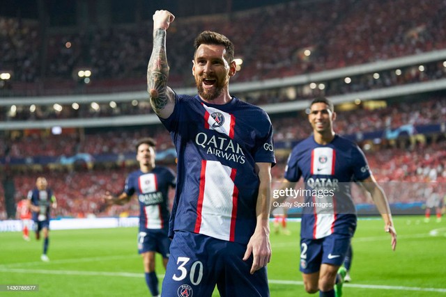 Champions League: Messi lập siêu phẩm; Haaland chỉ đá 1 hiệp vẫn &quot;nhấn chìm&quot; đối thủ - Ảnh 1.