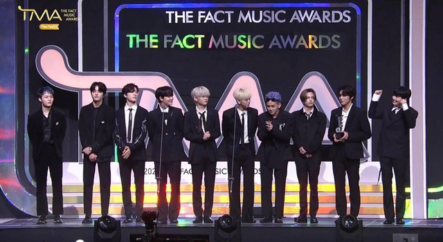 Lễ trao giải The Fact Music: BTS 5 lần liên tiếp thắng giải lớn nhất, IVE và Treasure bị sự cố sân khấu - Ảnh 8.