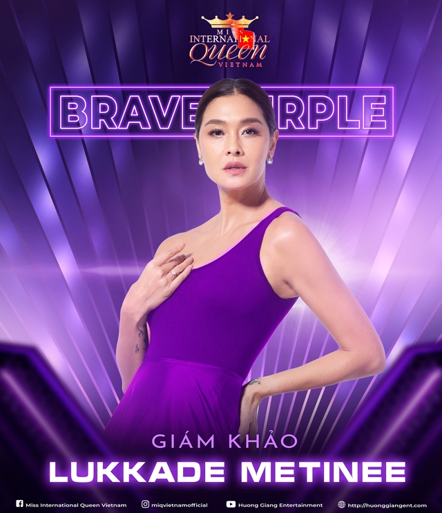 Siêu mẫu Thái Lukkade Metinee đảm nhận vai trò giám khảo tại Miss International Queen Vietnam 2023 - Ảnh 1.