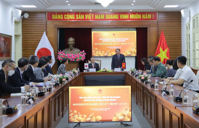 Thúc đẩy hợp tác giữa Bộ VHTTDL Việt Nam và tỉnh Kanagawa (Nhật Bản) - Ảnh 1.