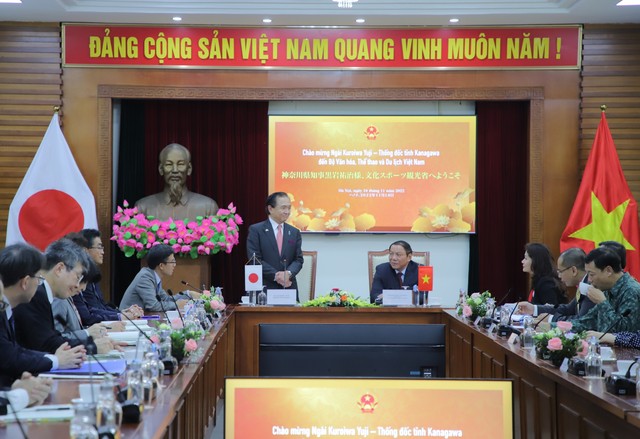 Thúc đẩy hợp tác giữa Bộ VHTTDL Việt Nam và tỉnh Kanagawa (Nhật Bản) - Ảnh 2.