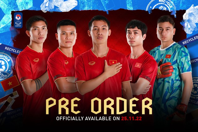 Ra mắt trang phục thi đấu sân nhà mùa giải 2022/23 của tuyển Việt Nam - Ảnh 1.