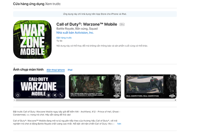 Game Call of Duty tiếp theo trên di động chính thức có mặt trên App Store, xác nhận thời điểm phát hành - Ảnh 2.