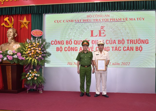 Phó Giám đốc Công an tỉnh Sơn La giữ chức Phó Cục trưởng Cục Cảnh sát điều tra tội phạm về ma túy - Ảnh 1.