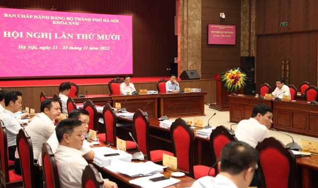 Ban Chấp hành Đảng bộ thành phố Hà Nội thảo luận nhiều nội dung quan trọng - Ảnh 1.