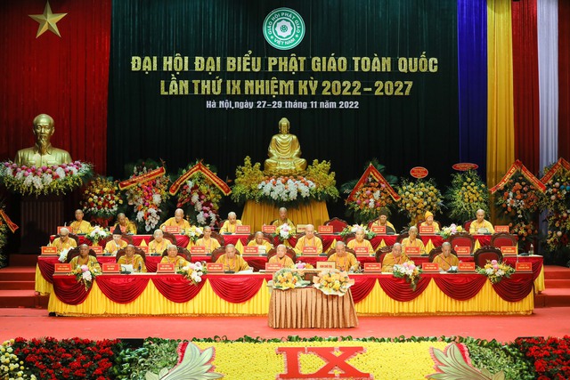 Trưởng lão Hòa thượng Thích Trí Quảng được suy tôn lên ngôi Pháp chủ Giáo hội Phật giáo Việt Nam - Ảnh 3.
