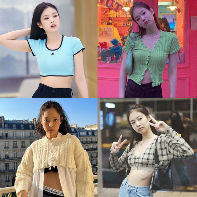&quot;Thánh tạo trend&quot; Jennie diện 5 mẫu áo len này từ khi debut mà vẫn gây sốt - Ảnh 1.