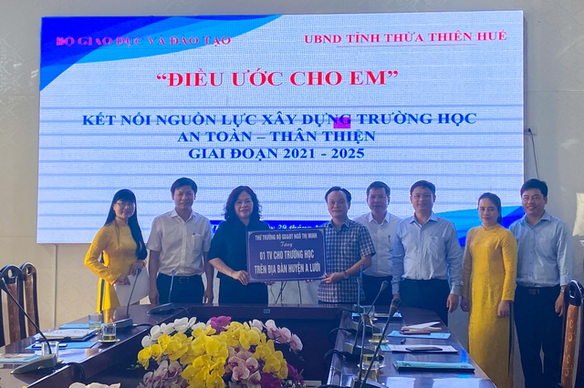 Kết nối nguồn lực xây dựng trường học an toàn, thân thiện cho trẻ em huyện miền núi Thừa Thiên Huế - Ảnh 4.