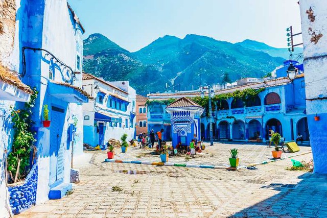 Ghé thăm thị trấn toàn màu xanh độc đáo: Giữa châu Phi lại có thiên đường bí mật như Santorini thứ hai   - Ảnh 15.