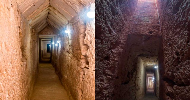Tìm thấy đường hầm ngầm sâu 13 m, có thể tiết lộ manh mối về lăng mộ nữ hoàng Cleopatra - Ảnh 1.
