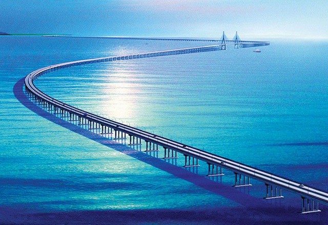 Chiêm ngưỡng 6 cây cầu nắm giữ kỷ lục dài nhất thế giới - Ảnh 1.