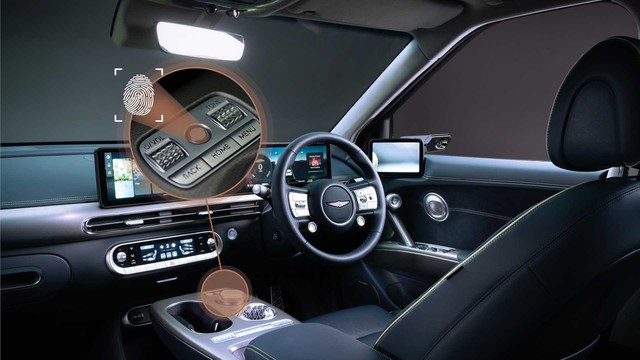Genesis GV60 là xe đầu tiên trên thế giới cho phép dùng... mặt thay khóa - Ảnh 2. Genesis GV60 là xe đầu tiên trên thế giới cho phép dùng... mặt thay khóa - Ảnh 2.