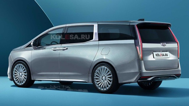 Phác họa thiết kế minivan Cadillac Escalade có thể sớm xuất hiện trong tương lai - Ảnh 1.