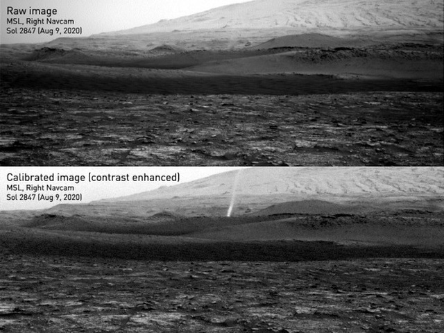 Lần đầu ghi lại được âm thanh 'quỷ bụi' Sao Hỏa 'nhấn chìm' xe tự hành của NASA - Ảnh 2.