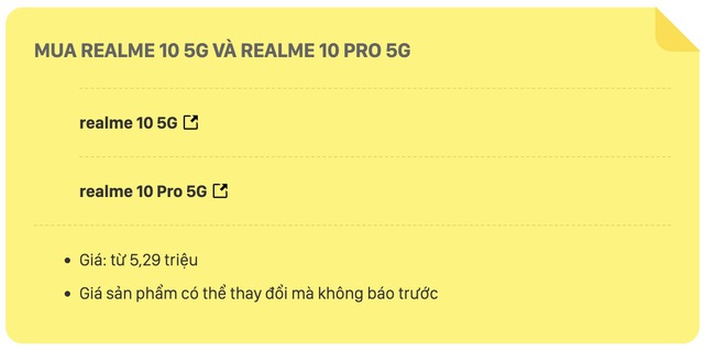 Trên tay bộ đôi realme 10 5G và realme 10 Pro: Thiết kế thời trang, cấu hình khá, giá chỉ từ hơn 5 triệu đồng - Ảnh 24.