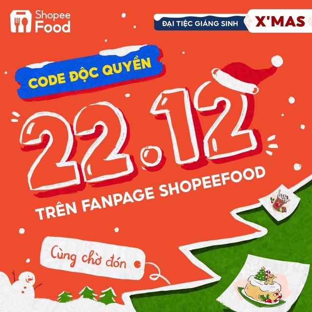 Tưng bừng đón Giáng sinh, nhận quà “mỏi tay” suốt tuần từ ShopeeFood - Ảnh 2.