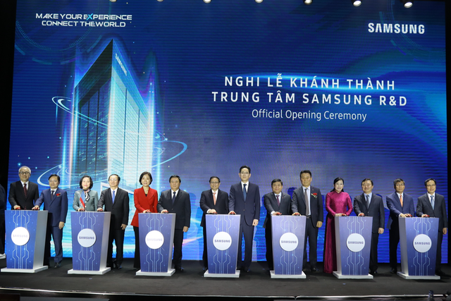 Hoàn thành lời hứa với Chính phủ Việt Nam, Samsung ra mắt Trung tâm R&D lớn nhất Đông Nam Á tại Hà Nội - Ảnh 1.