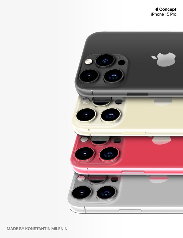Đây là iPhone 15 Pro: Ngoại hình khác lạ với thiết kế bo cong, màu đỏ đặc biệt ấn tượng! - Ảnh 3.