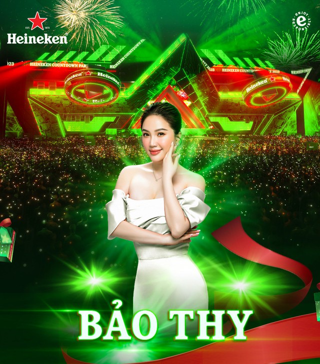 Bảo Thy tái hợp Ưng Hoàng Phúc tái hiện loạt hit một thời tại Heineken Countdown Party 2023 Nha Trang - Ảnh 3.