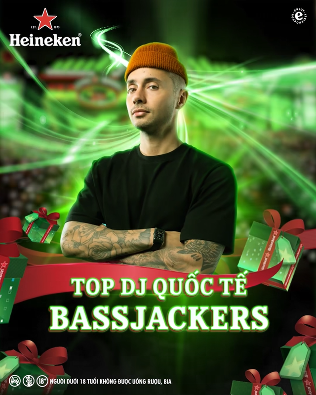 Dàn DJ quốc tế hội tụ tại Heineken Countdown 2023: DJ Hyo bốc lửa, DJ Quintino &quot;tung beat&quot; siêu đỉnh, DJ Bassjackers - &quot;bậc thầy&quot; Bigroom House  - Ảnh 4.