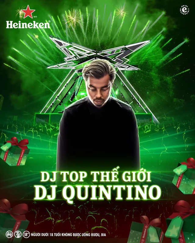 Dàn DJ quốc tế hội tụ tại Heineken Countdown 2023: DJ Hyo bốc lửa, DJ Quintino &quot;tung beat&quot; siêu đỉnh, DJ Bassjackers - &quot;bậc thầy&quot; Bigroom House  - Ảnh 3.